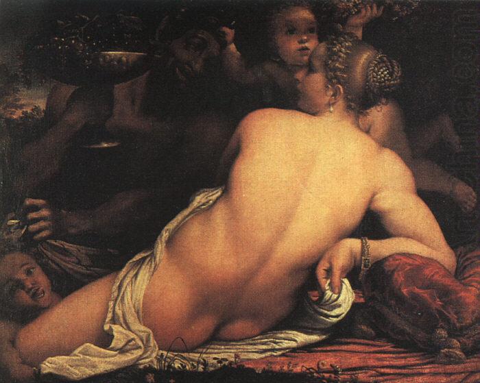 Annibale Carracci Venus with Satyr and Cupid china oil painting image